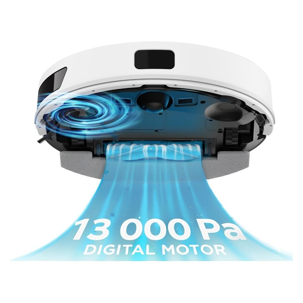 Tesla RoboStar iQ660 Plus Robot sprzątający LiDAR, funkcja mopowania i stacja ładowania, biały (13000 Pa, Wischtuch) (TESLA)