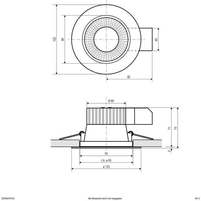 EVN Plafonnier LED CCT Switch ML DSR54070125 (DSR54070125)