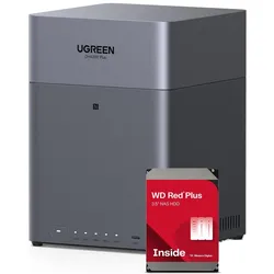 Ugreen DH4300 Plus 4Bay 8TB NAS met 2x 4TB WD RED, NAS Zubehör