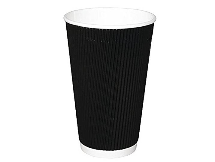 Fiesta To Go Kaffeebecher Wellpappe schwarz 45,5cl