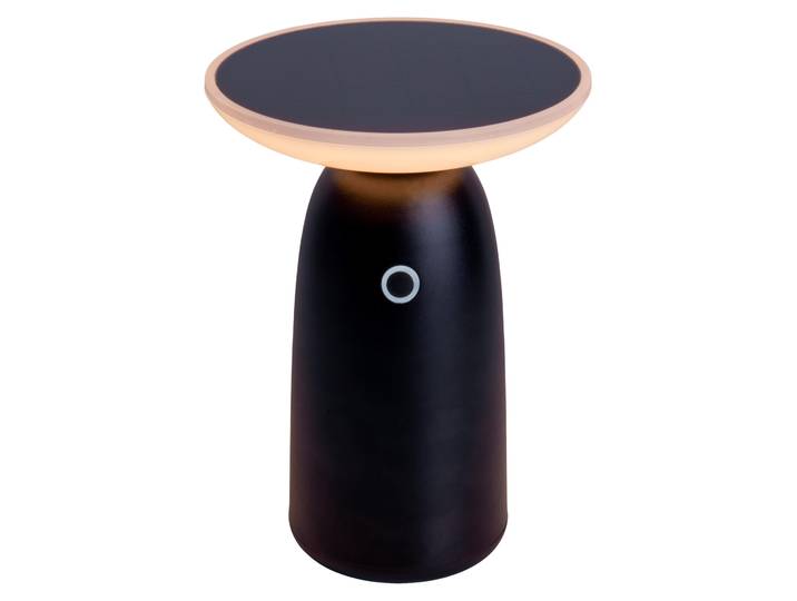 Lampe de table sans fil Batterie Lampe de table solaire Extérieur Lampe solaire noire 3191022