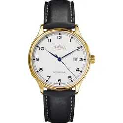 Davosa Executive Classic Vegan 161.464.15.V - weiß,blau - 40.0mm