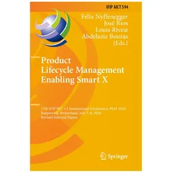 Product Lifecycle Management Enabling Smart X, Fachbücher von Abdelaziz Bouras, José Ríos, Felix Nyffenegger, Louis Rivest