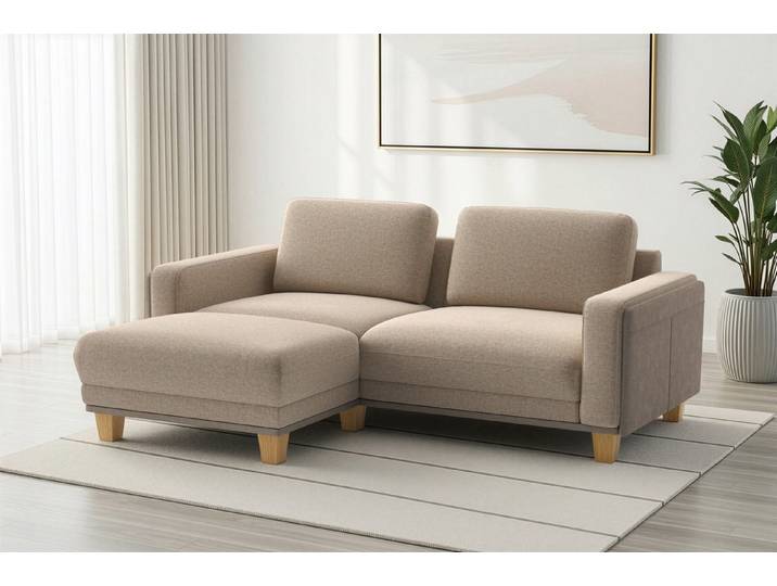 sit&more Ecksofa Concept, Modernes Sofa in drei Fußfarben zur Auswahl
