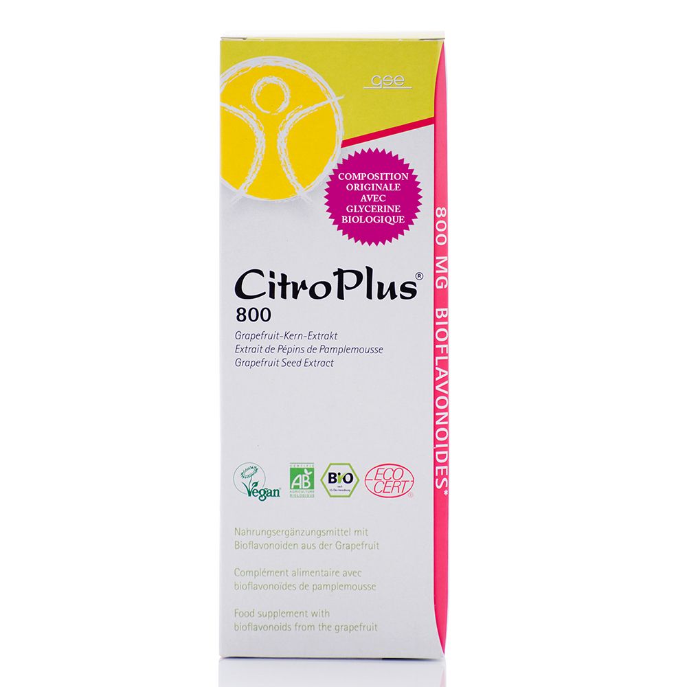 GSE CitroPlus 800 Bio Grapefruit Kern Extr.Liquid. 100 ml Liquidum
