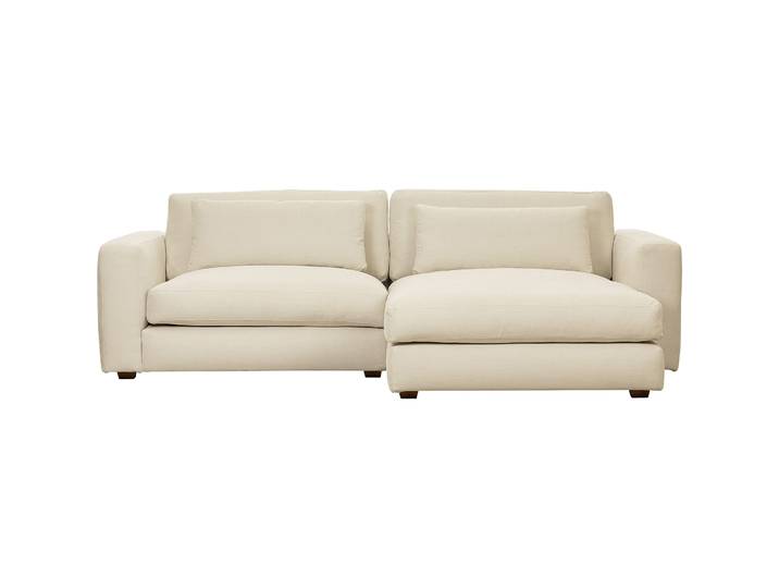 Ecksofa Hava Stoff Natur B 266 cm T 161.5 cm