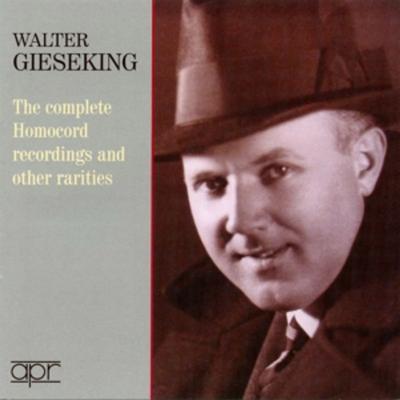 Sämtliche Homocord-Aufnahmen und andere Raritäten - Walter Gieseking, CD