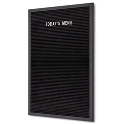 Letterboard 40x60cm schwarz.