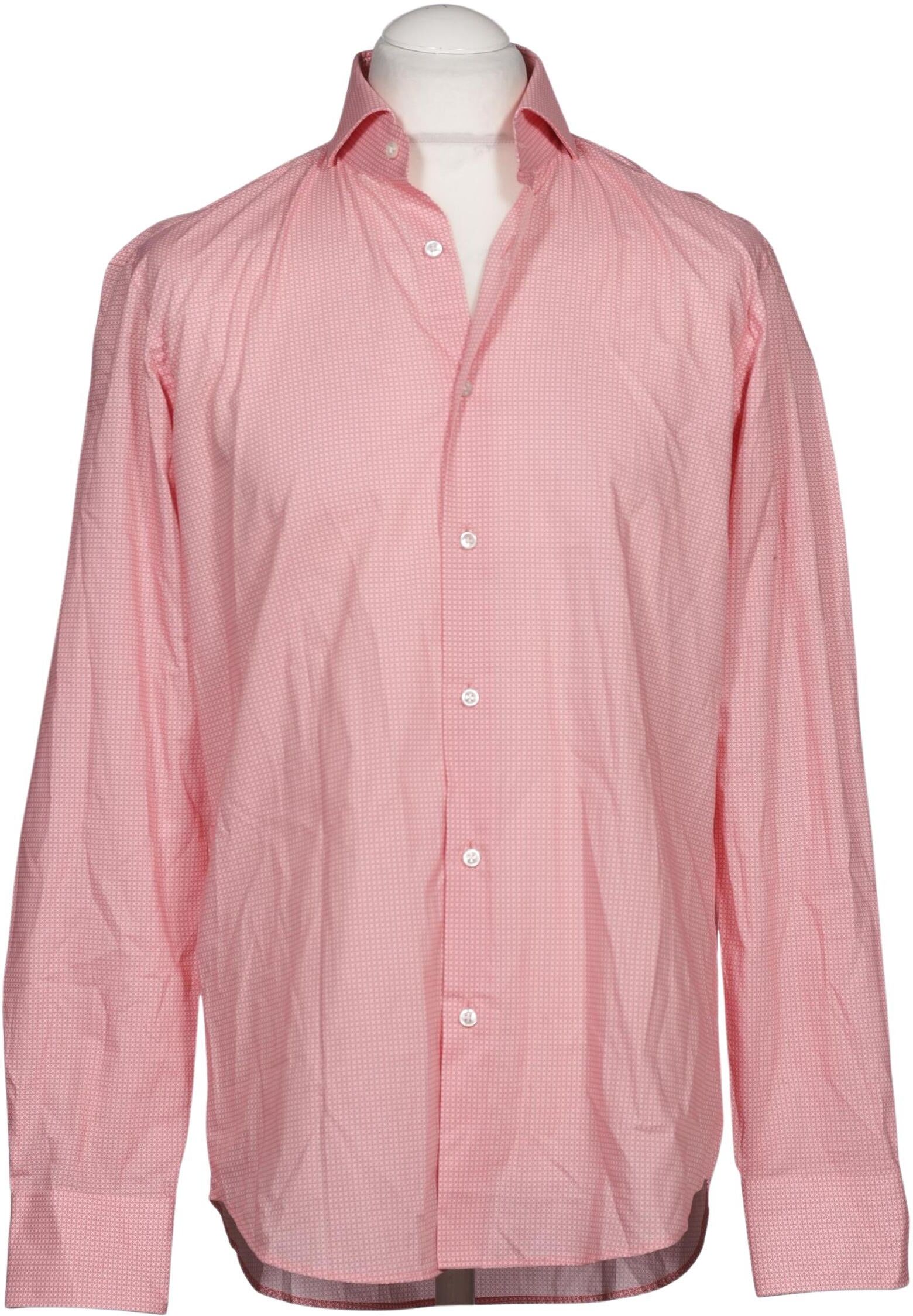 Hugo by Hugo Boss Herren Hemd, Pink, Gr. 39, Baumwolle - Second Hand