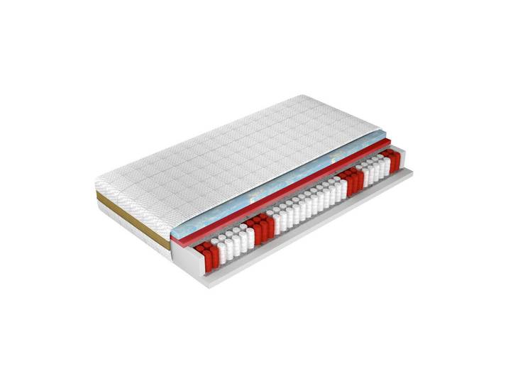 Taschenfederkernmatratze, H2, 80x200 cm, Bezug abnehmbar/waschbar, wendbar, atmungsaktiv, mit Gummiband, alternative Größen erhältlich, Schlafzimmer, Matratzen Shop, Matratzen, Taschenfederkernmatratzen