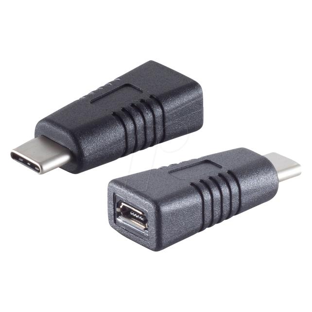 Shiverpeaks BS13-20014 Kabeladapter USB 3.1 Type-C Micro-USB 2.0 Type-B Schwarz (USB 2.0) (BS13-20014)