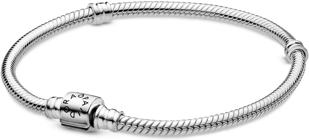 Bracelet Pandora Maille Serpent Fermoir Barillet Pandora Moments Femme