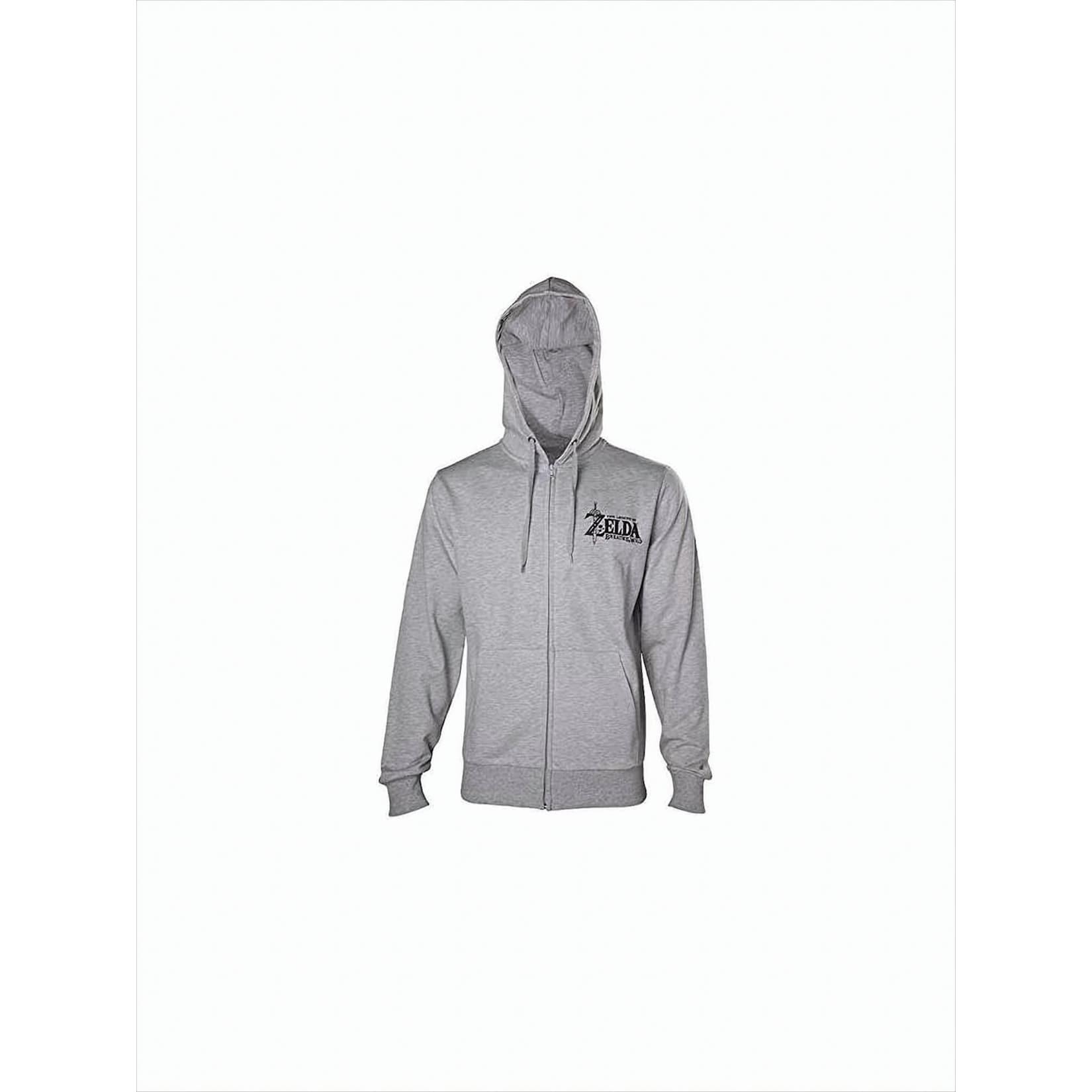 Bioworld Zelda Hoodie Sheikah Auge XL grau