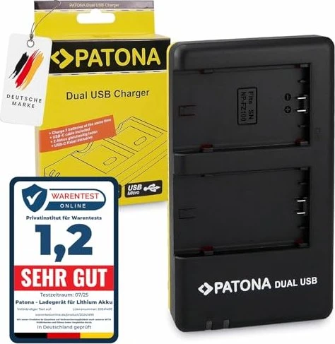 PATONA Dual Quick für Sony NP-FZ100 USB