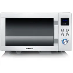 SEVERIN MW 7578 Flachbett Mikrowelle 900W 25L mit Grill