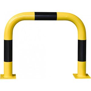 Moravia Rammschutzbügel aus Stahl, Innenbereich, zum Aufdübeln, HxB 600 x 750mm
