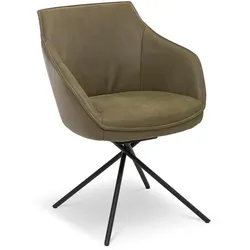 KOINOR Stuhl Dining System 1250 S7MX Leder Grün
