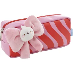 NICI Mäppchen Molang 9x19x6cm - rosa|rot