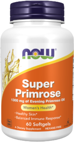 Now Super Primrose 1300mg Equilíbrio Hormonal Feminino 60caps