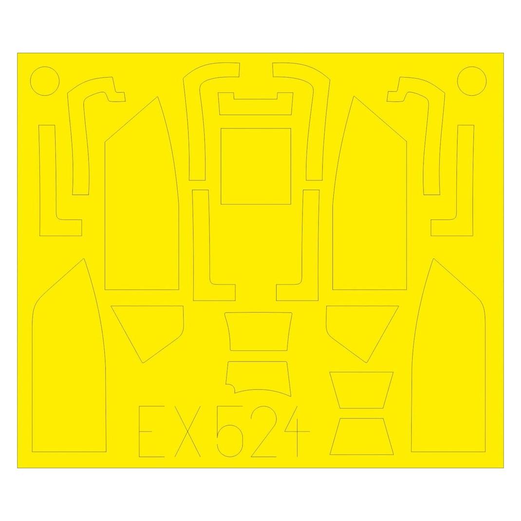 Eduard Bf 109G-6 Erla canopy for (EX524)