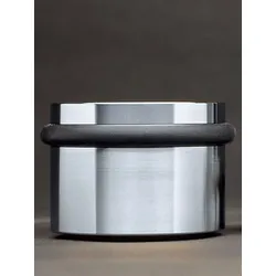 Türstopper Big-Puk Artikel Edelstahl silber, Designer Bergfeld & Schwan, 6.3 cm