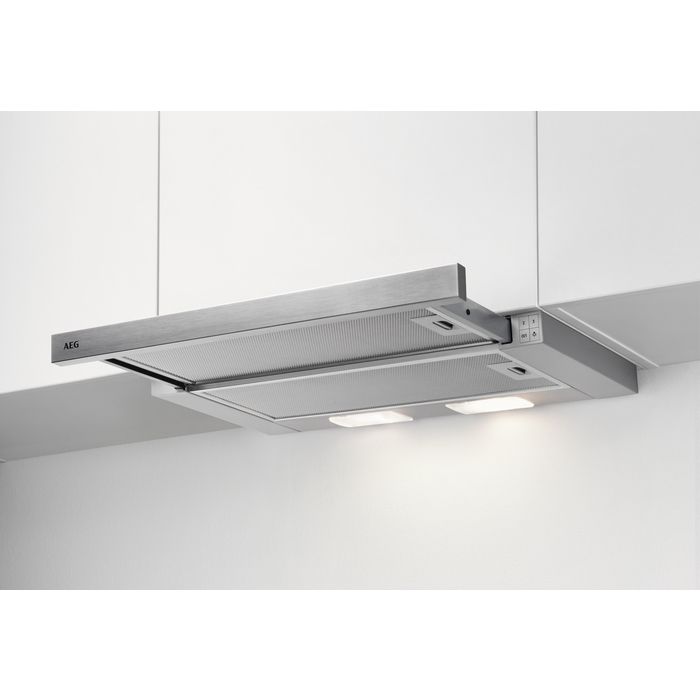 AEG DPS362AS Dunstabzugshaube Flachschirm Abluft (Edelstahl) 942 022 703