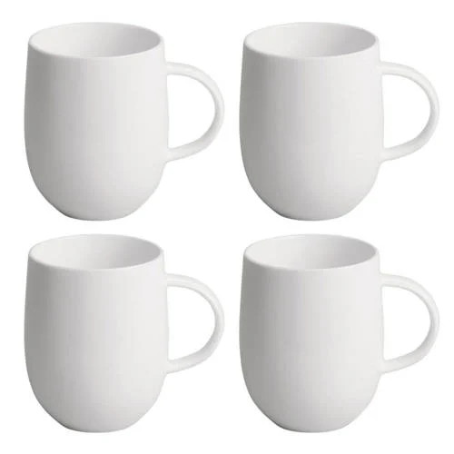 Alessi All-Time mokken ontworpen door Guido Venturini, 4 stuks, 375 ml