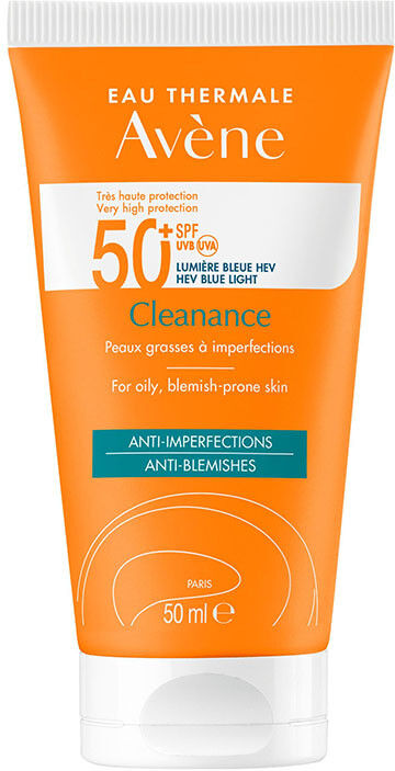 Avène Cleanance Solaire SPF50+ Protection solaire visage