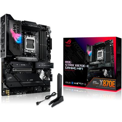 ASUS Mainboard "ROG STRIX X870E-E GAMING WIFI", schwarz, B:36,2cm H:8,7cm T:28,2cm, Mainboards