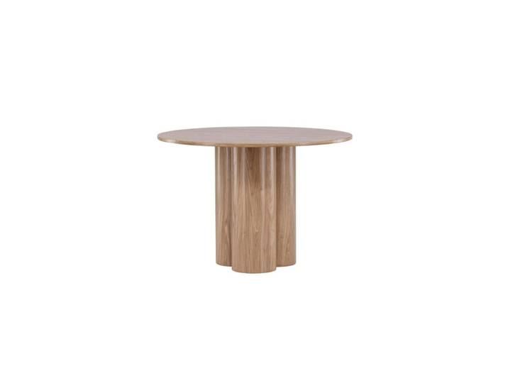 Table à manger ronde 110cm en bois pied design OLY bois (mdf)