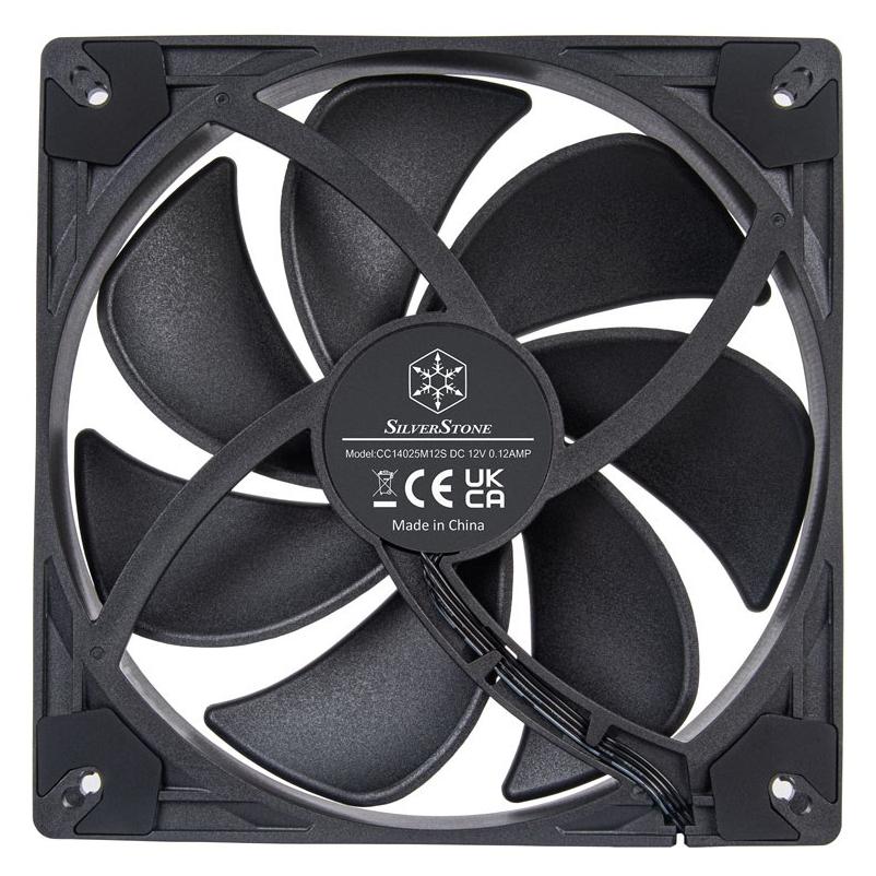 Silverstone SST-VS140B - VISTA Performance enhanced 140mm PWM fan, black (140 mm) (SST-VS140B)