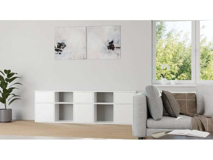 Schubladenschrank nach Maß MDF Beschichtet MDF Weiß matt