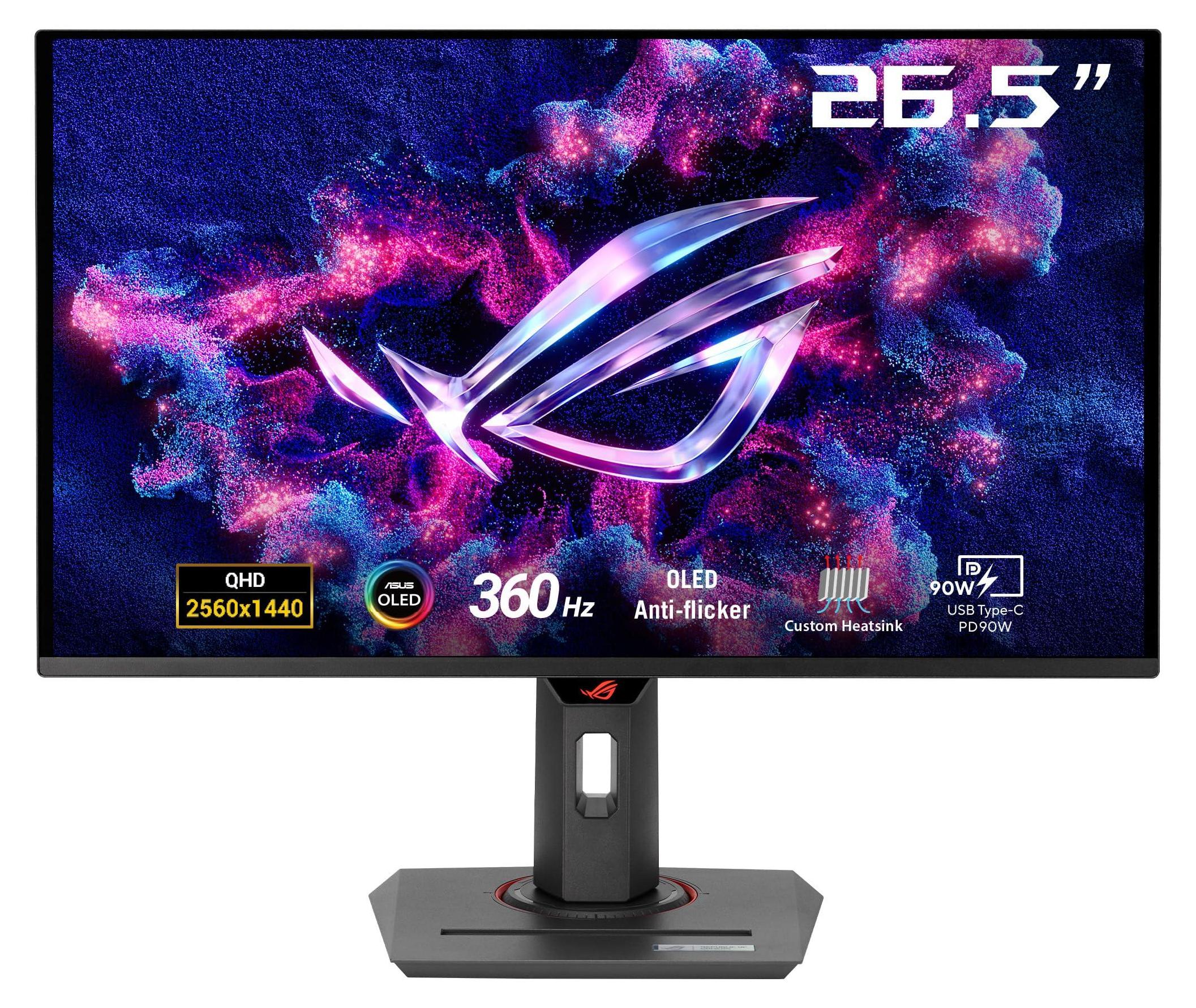 ASUS ROG Strix OLED XG27ACDNG, 67,3 cm (26.5"), 2560 x 1440 Pixel, Quad HD, QD-OLED, 0,03 ms, Schwarz