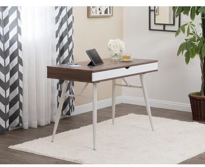 Studio Designs Calico Designs Alcove Modern Desk with Large Split Drawer