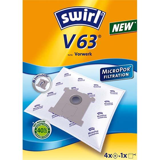 swirl® MicroPor Filtration Staubsaugerbeutel, V 63 559091