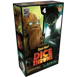 Lucky Duck Games Dice Throne: Clash 4 – Treebeard vs Ninja (2 - 6 Spieler)