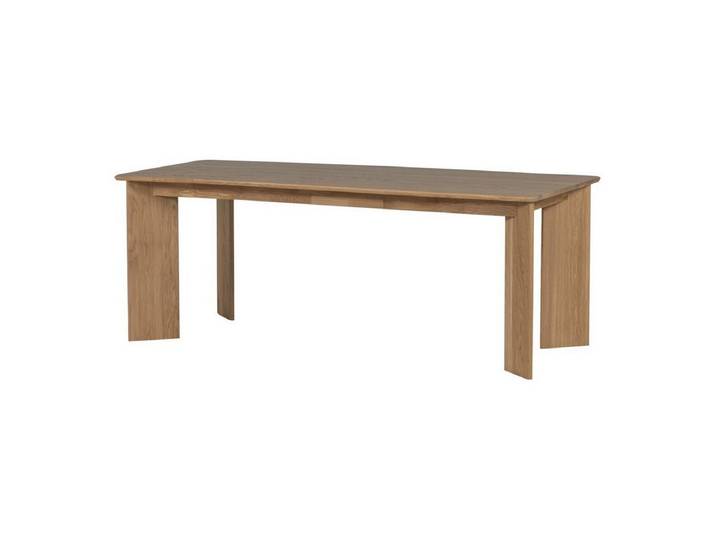 WOOOD Esstisch DTL - Eichenholz Natur Transparent, 180 cm, Transparent lackiert, geeignet für 6-8 Personen