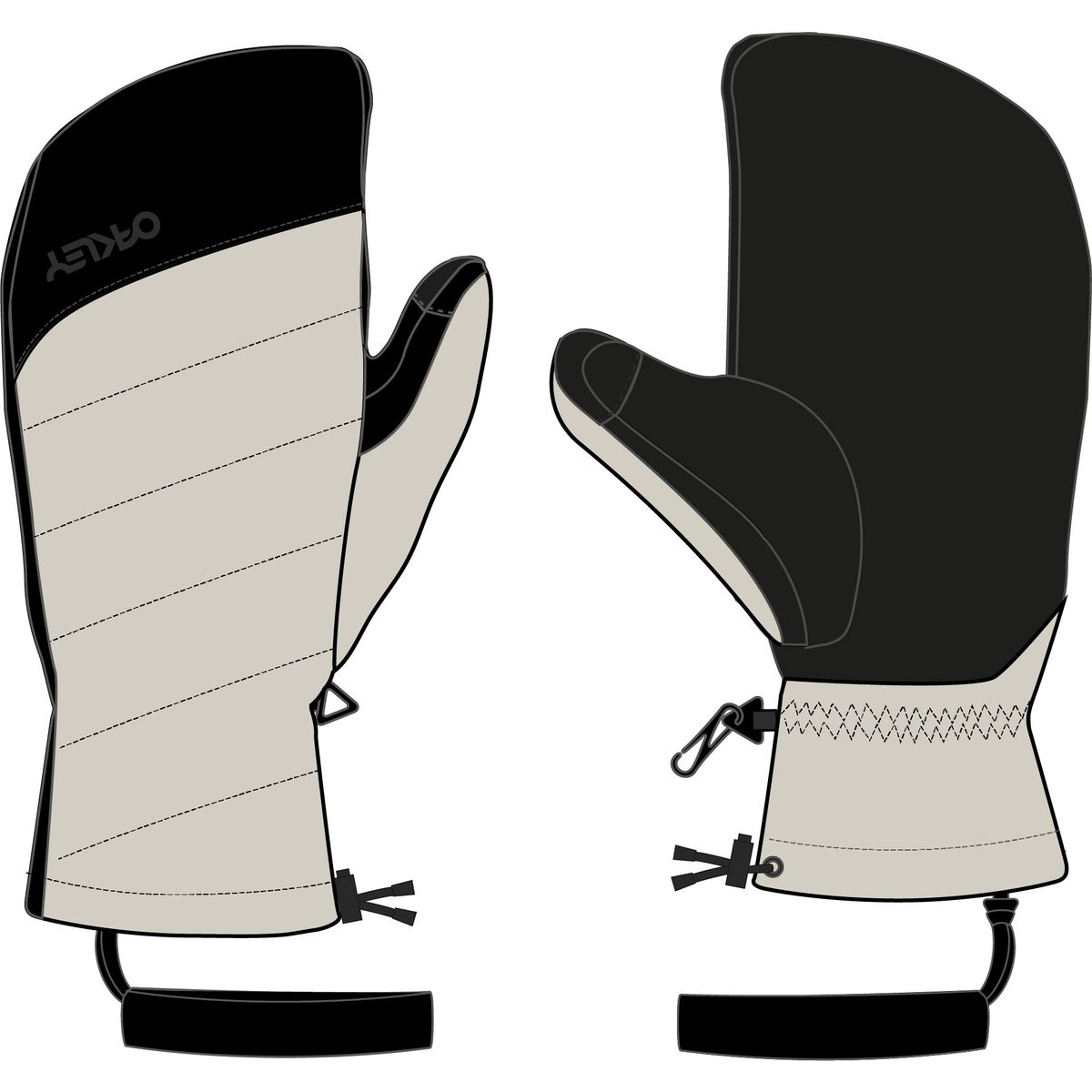 Oakley Wmns B1B Winter Mittens mist (68S) M FOS800025-68S-M