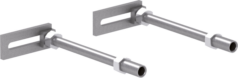 Mepa VariVIT Accessoires 542011 sans obstacle devant un mur plein, pour céramique WC avec une saillie de 700 mm