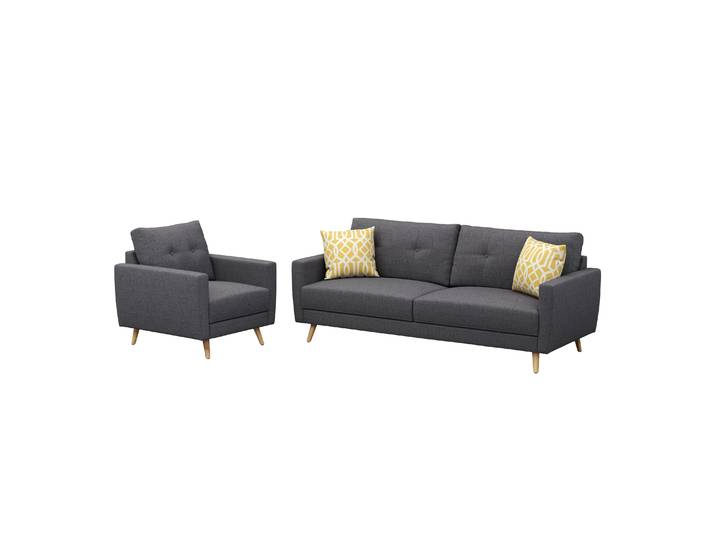 Sofa Set MANDY anthrazit