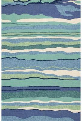 Domani Trails Nautical Stripes Indoor/Outdoor Area Rug