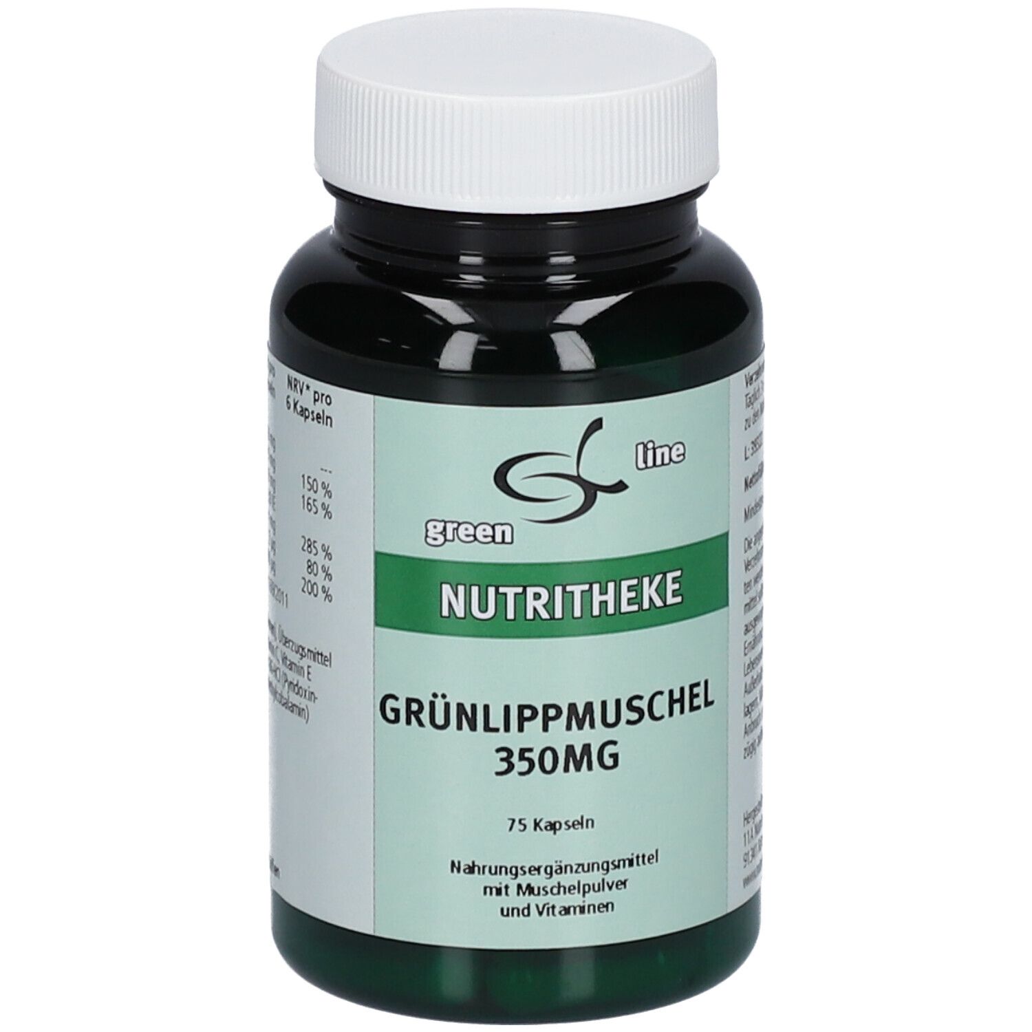 Grünlippmuschel 350 mg Kapseln 75 St