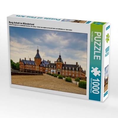 CALVENDO Puzzle Burg Anholt im Münsterland | 1000 Teile Lege-Größe 64x48cm Foto-Puzzle für glückliche Stunden