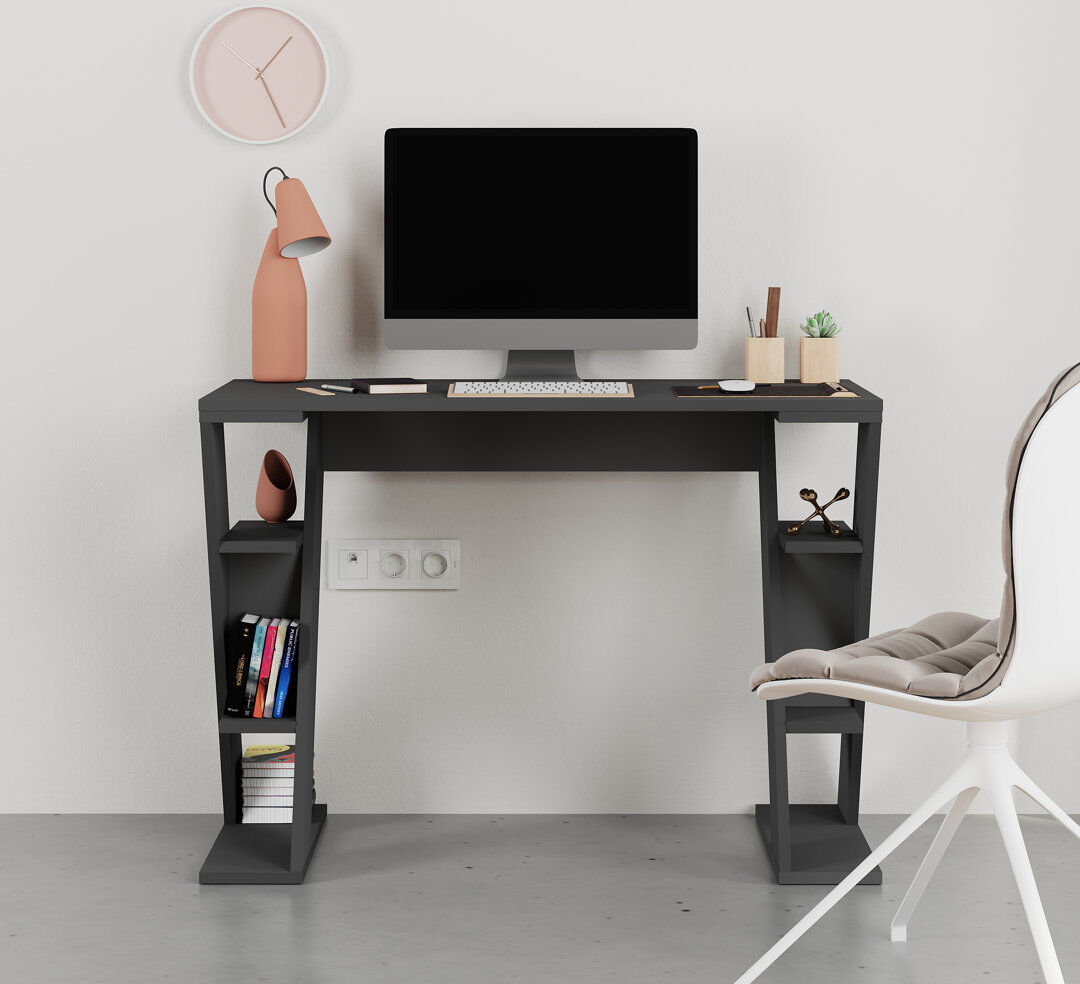 Metro Standing Desk Anthracite/Anthracite 75cm H X 106cm W X 50cm D