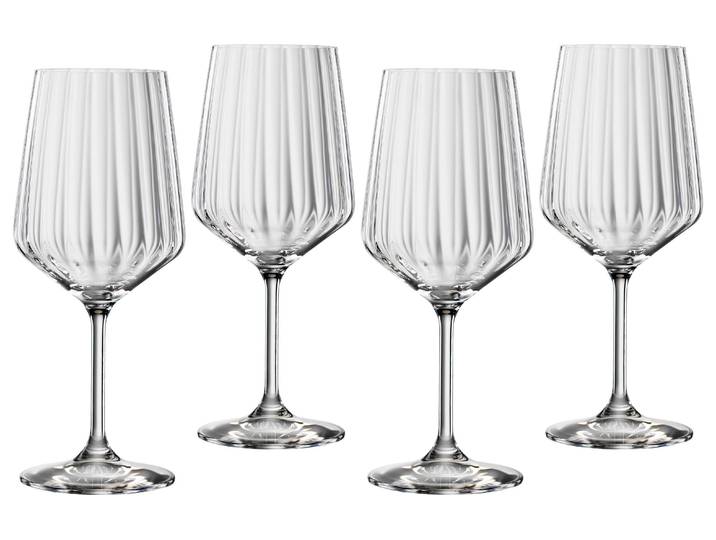 Rotweinglas EULENSPIEGEL Spiegelau Rotweinglas Lifestyle 630 ml, 4 Stück, Transparent , transparent, B:9,6cm H:22,5cm Ø:9,6cm, Glas, Trinkgefässe, Rotweinglas, Aromaentfaltung, Kristallklar