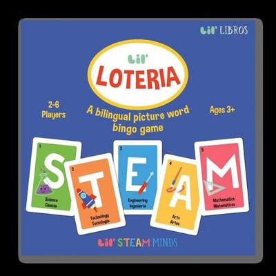 Lil' Lotería: My First Steam Words (Bilingual: English/Spanish)