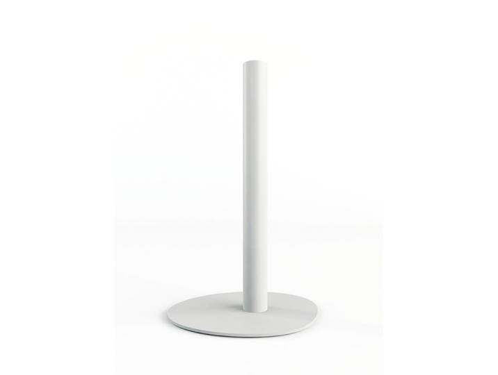 Porte essuie-tout en métal thermolaqué blanc