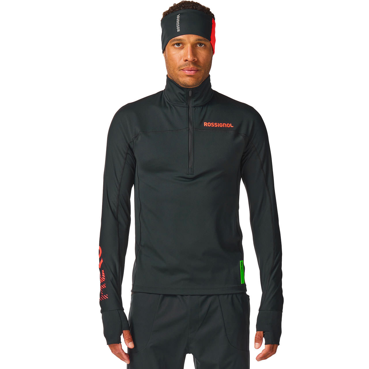 Rossignol Skiwear Herren Skishirt HERO HALF ZIP black - L