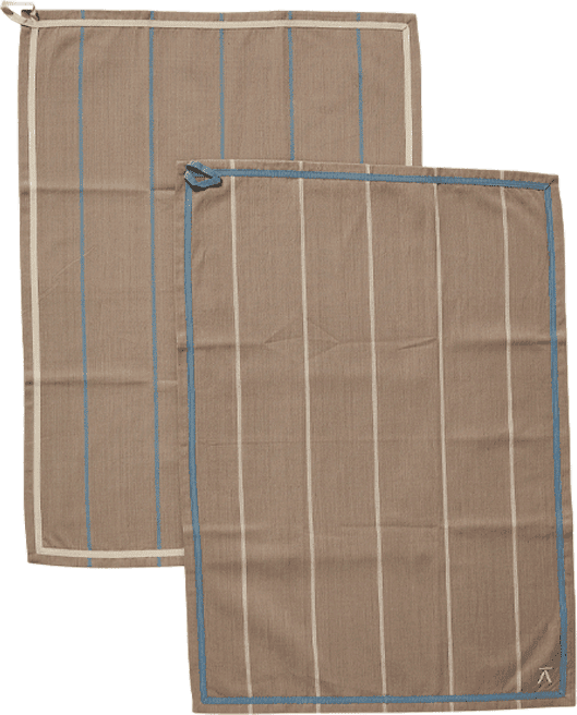 Andersen Andersen Viskestykke 50x70 Cm 2-Pak - Brun