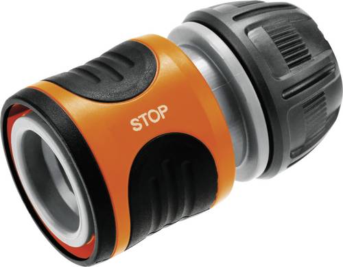 Gardena 18213-50 Kunststoff Schlauchanschluss 13mm (1/2") Ø, Steckkupplung Wasserstop